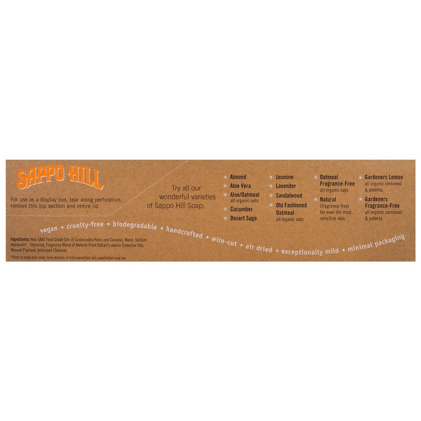 SAPPO HILL SOAPWORKS Forest Path Pine Soap, 3.5 OZ