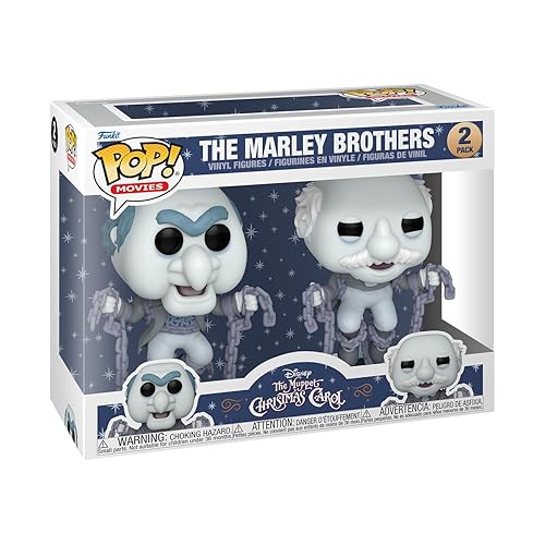 Funko Pop! Movies: The Muppet Christmas Carol - Statler and Waldorf as The Marley Brothers, 2-Pack
