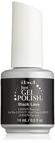 IBD Just Gel Nail Polish, Black Lava, 0.5 Fluid Ounce Beauty & Personal Care IBD