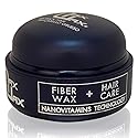 MaxWax Natural Hair Styling Wax With Hair Treatment. Helps Repair, Thicken, Strengthen, Grow and Protect Hair. Natural Ingredients and Vitamins. Matte
