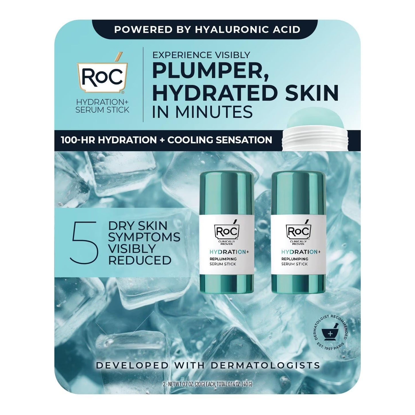 RoC Hydratrion+ Serum Stick, 1.4 OZ Total
