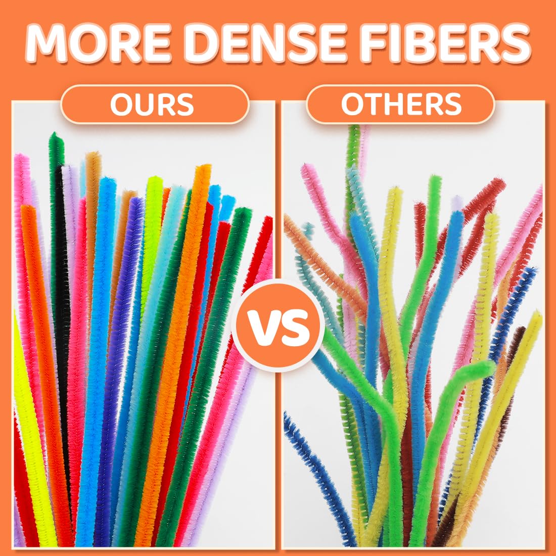 GAGANIU 200pcs Pipe Cleaners, Pipe Cleaners for crafts, Craft Supplies Multicolor Chenille Stems for Art&Craft Christmas DIY…