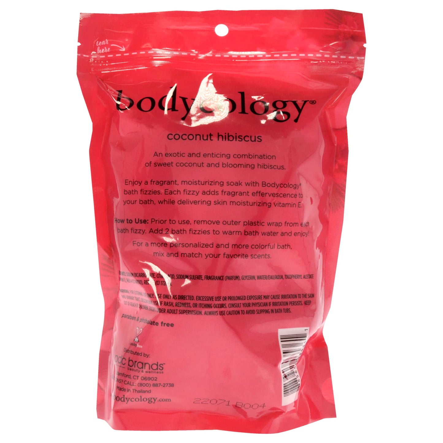 Bodycology Coconut Hibiscus Bath Bomb Women 8 x 2.1 oz