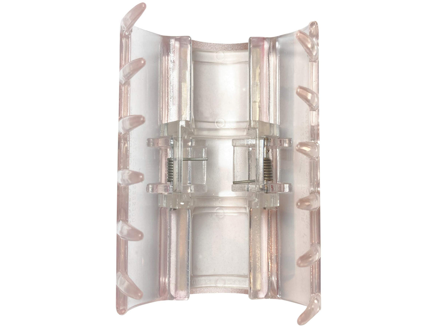 Linziclip Maxi Hair Jaw Clip, Rose Gold and Black, 2-Pack