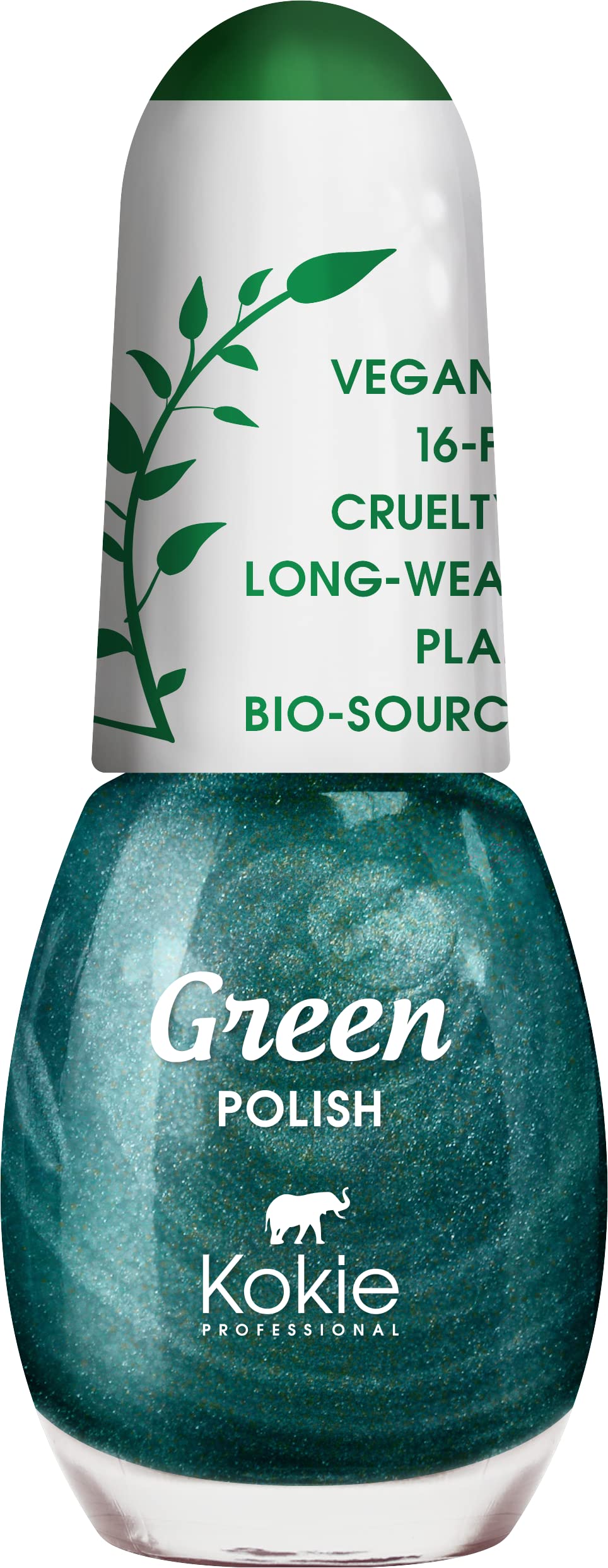 Kokie Cosmetics Vegan, Plant Based, Cruelty Free Nail Lacquer, Green Polish (Maybe Baby GP13) Beauty & Personal Care Kokie