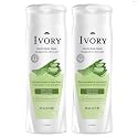 Ivory Body Wash Designed for the Whole Family, Gentle Formula, Free of Dyes Heavy Perfumes, Parabens & Phthalates, Aloe Scent, 21 oz (Pack of 2)