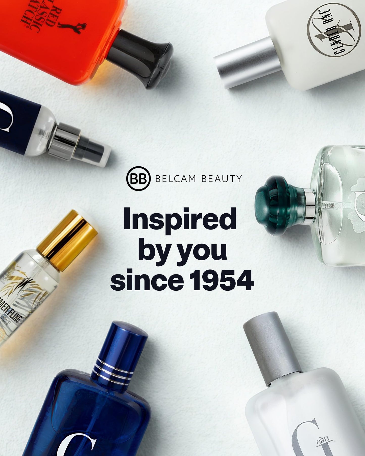 PB ParfumsBelcam Gender One Eau de Toilette | Fresh Citrus & Green Tea with Bergamot, Cardamom, Jasmine & Musk | Unisex Perfume 3.4 oz