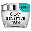 Olay Sensitive Face Moisturizer Cream with Colloidal Oatmeal Skin Protectant - Fragrance Free - 1.7oz