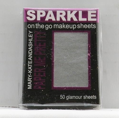 Mary-Kate and Ashley Paper Me Pretty Sparkle Makeup Sheets - Silver Sparkle #811