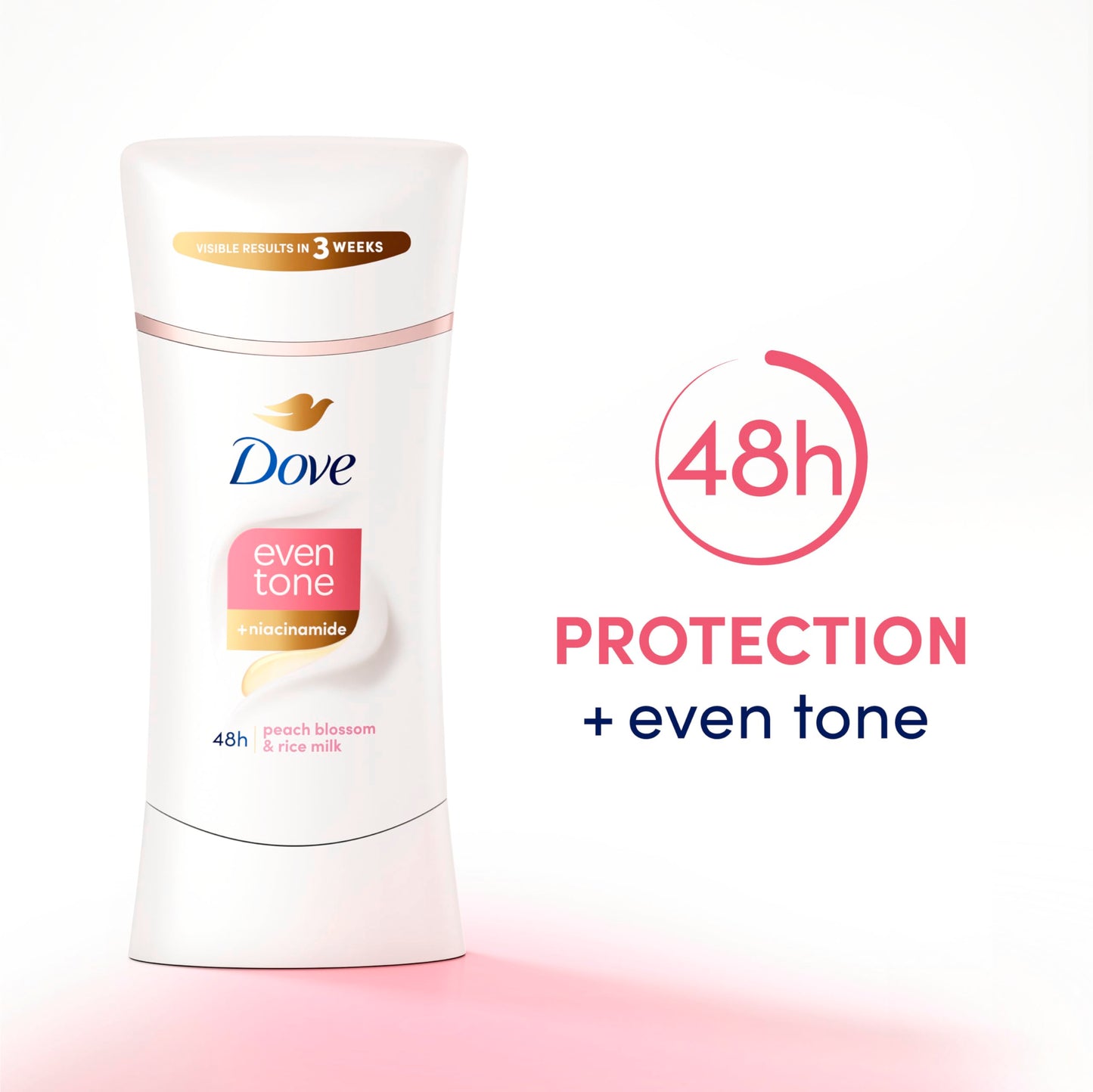 Dove Even Tone Antiperspirant Deodorant Stick Peach Blossom & Rice Milk 3 Count 2.6 oz Beauty and Personal Care Dove