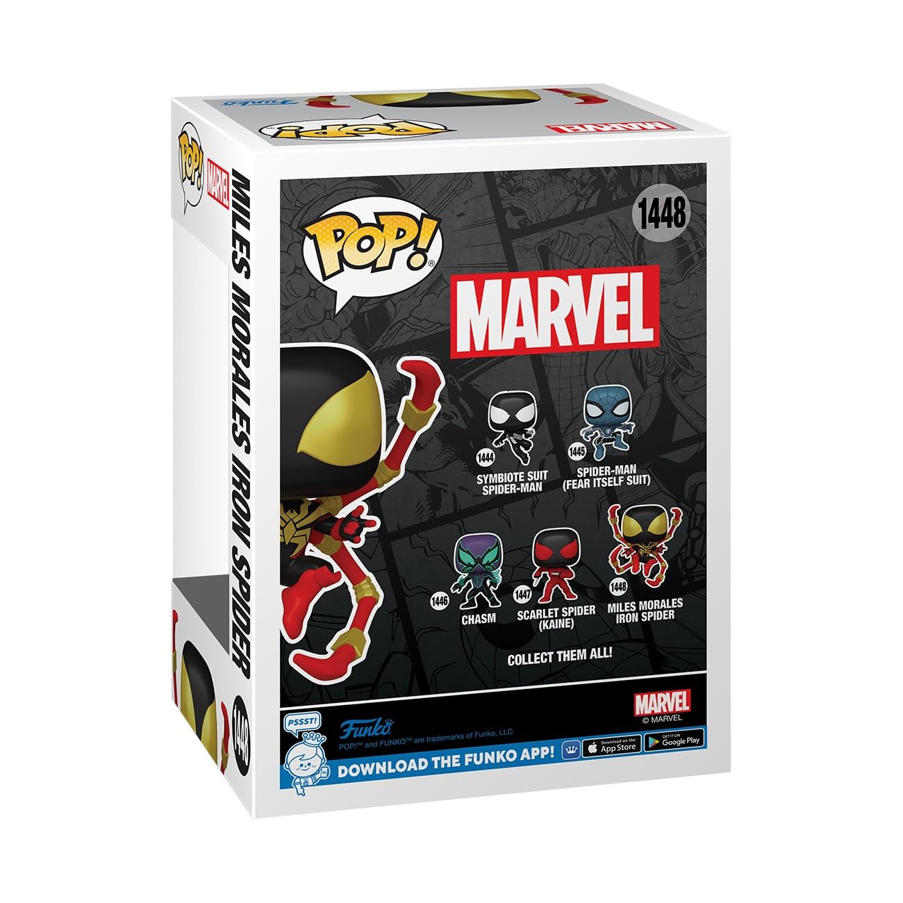 Funko POP Marvel: Spider-Man Comics - Miles Morales Iron Spider - 1/6 Odds for Rare Chase Variant - Marvel Comics - Collectable Vinyl Figure - Gift…