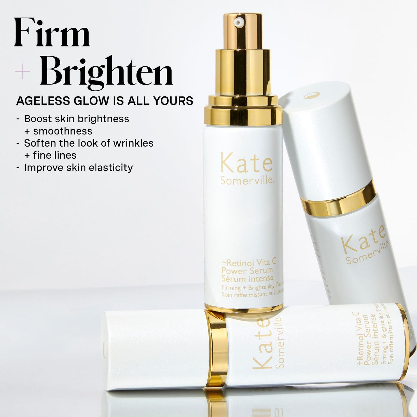 Kate Somerville Retinol Vita C Power Serum - Anti-Aging Skin Firming Treatment Clinically Proven to Brighten and Smooth Lines & Wrinkles, 1 Fl Oz