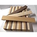 3/4” x 2” x 16” Combo of 6 Walnut 6 Cherry and 6 Hard Maple - 18 Boards