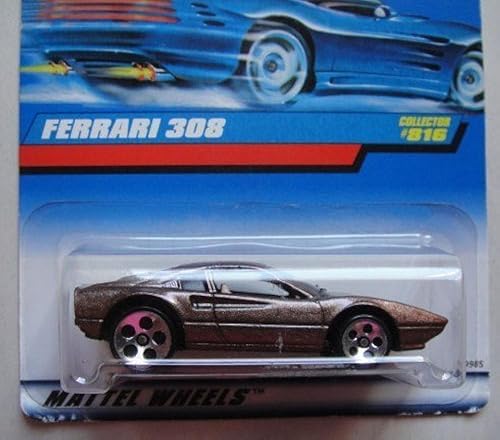 HOT WHEELS BROWN FERRARI 308 COLLECTOR #816 5 DOT