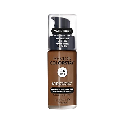 Revlon Colorstay SPF 15 Makeup Foundation for Combination/Oily Skin, Cappuccino, 1 Fl Oz
