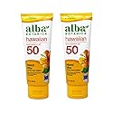 Alba Botanica Hawaiian Island Vibe Sunscreen SPF 50, 3 fl oz (Pack of 2)