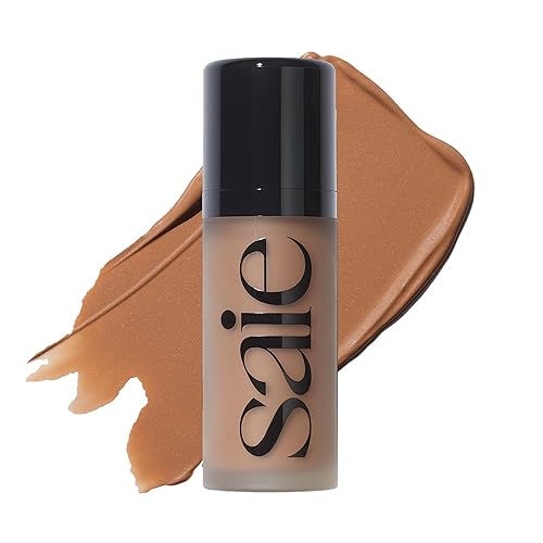 Saie Dew Bronze - Hydrating Liquid Bronzer Stick For a Sun Kissed Glow - Liquid Contour Stick Infused with Nourishing Skin Care Ingredients - Sculpted