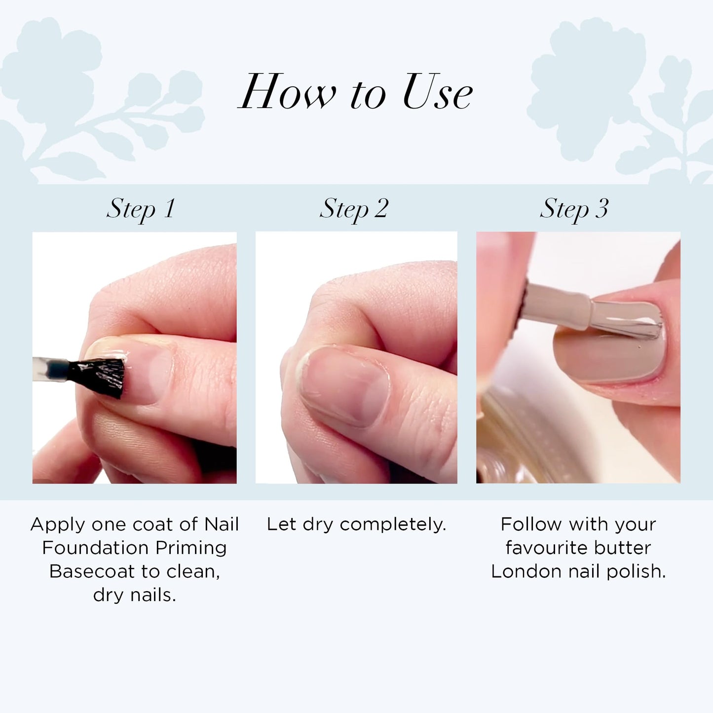 Butter LONDON Nail Foundation Priming Base Coat - Sheer Coverage with Nude, Matte Finish - Nail Strengthener Supports Healthy Nail Growth & Prevents