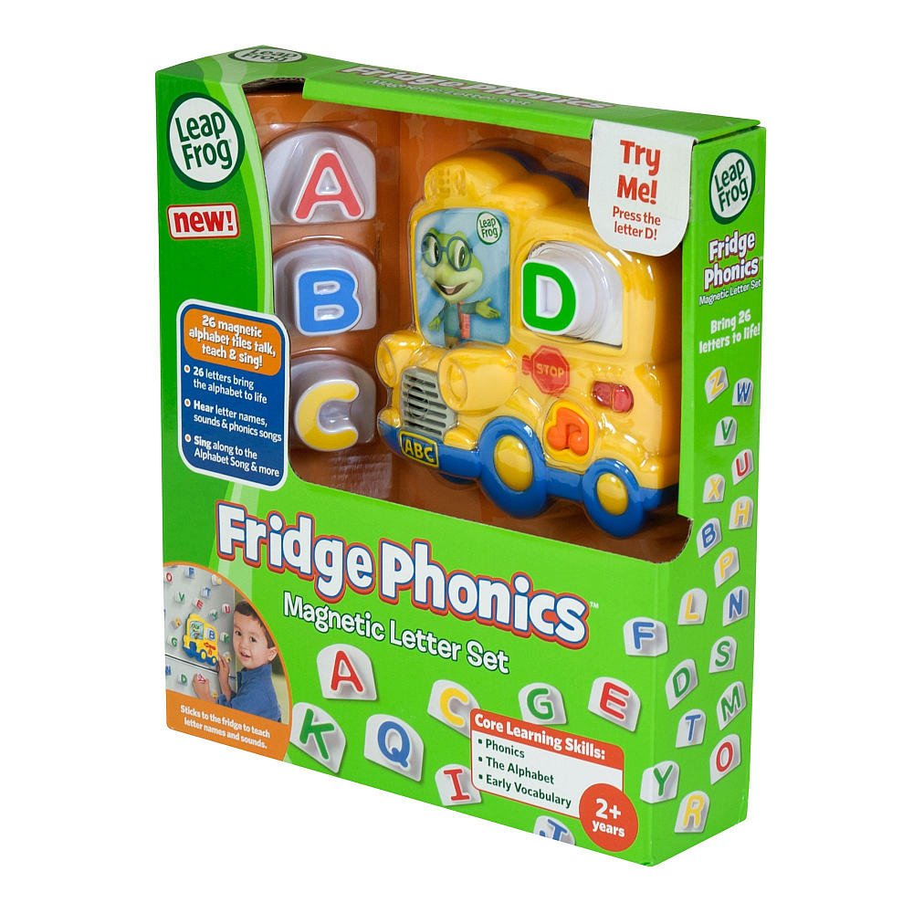 LeapFrog Fridge Phonics Magnetic Letter Set, Yellow