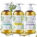 Brittanie’s Pure Castile Liquid Hand Soap Refill, Bergamot | Lavender | Lemongrass, 12 Ounce Pack of 3 | Dish Soap, Hair & Body, Home, Gentle & Pure