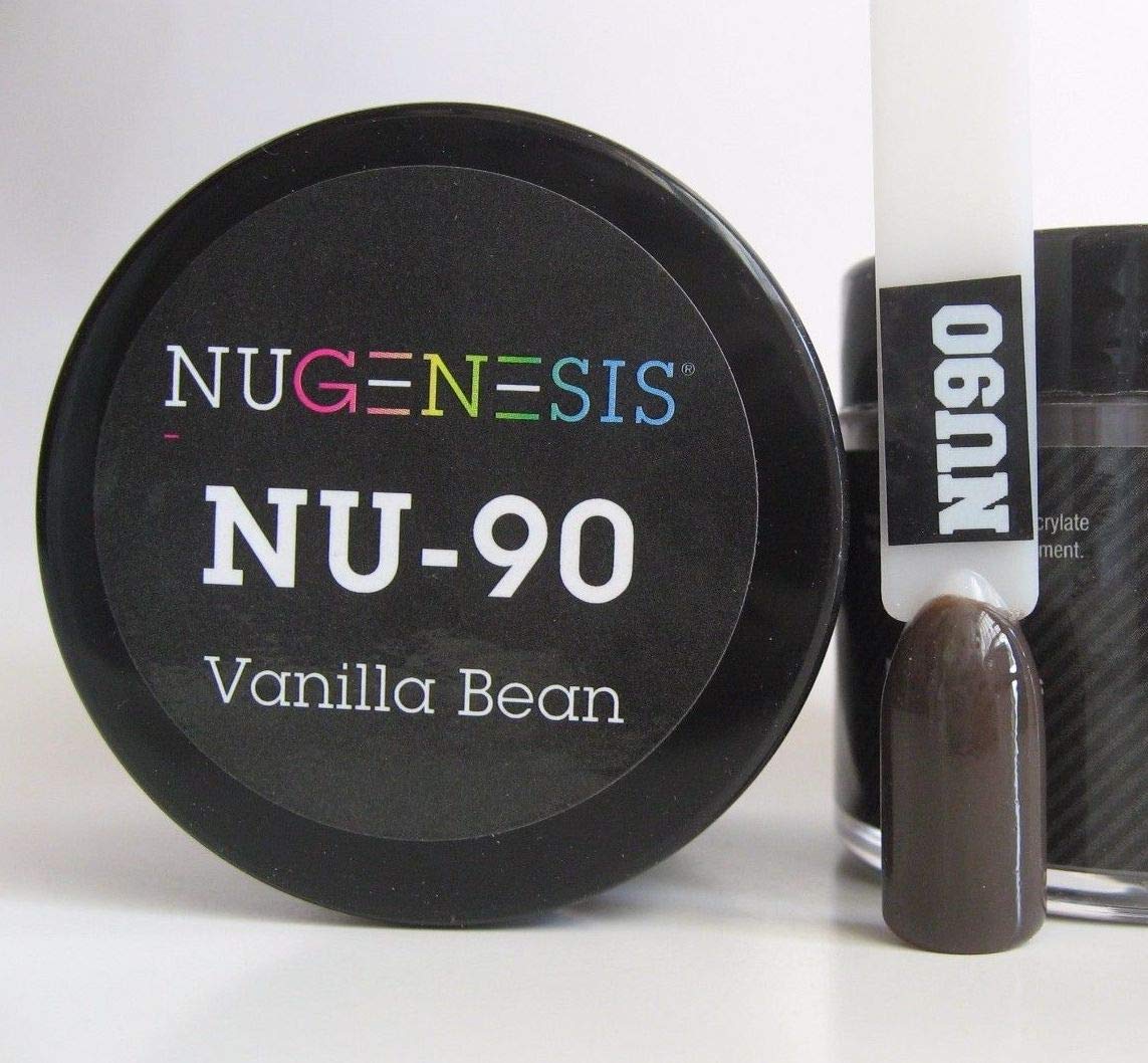 NuGenesis Nail Dipping Powder Color 1.5oz/43g jar - (NU90 VANILLA BEAN) Beauty & Personal Care Nugenesis