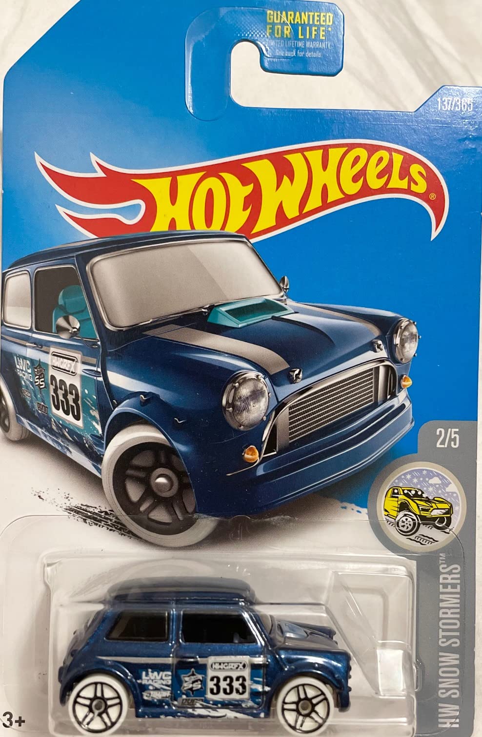 Hot Wheels 2017 HW Snow Stormers Morris Mini 137/365, Dark Blue