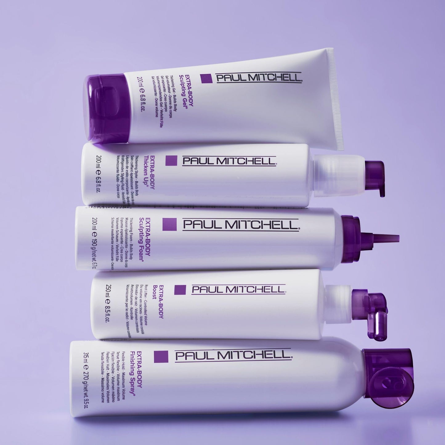 Paul Mitchell Extra-Body Finishing Spray, Flexible Hold, Maximum Volume, For Fine Hair, 3.7 oz