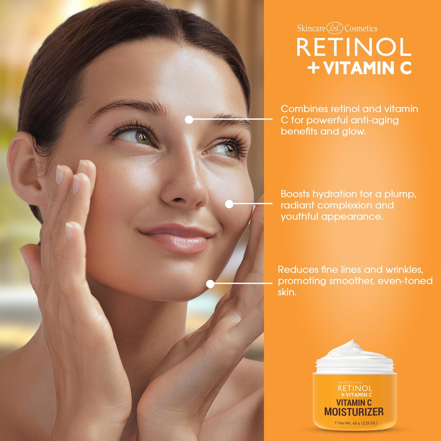 LIVAURA Retinol + Vitamin C Face Moisturizer