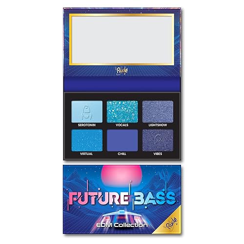 Rude Cosmetics EDM Collection - Future Bass for Women - 0.21 oz Eye Shadow