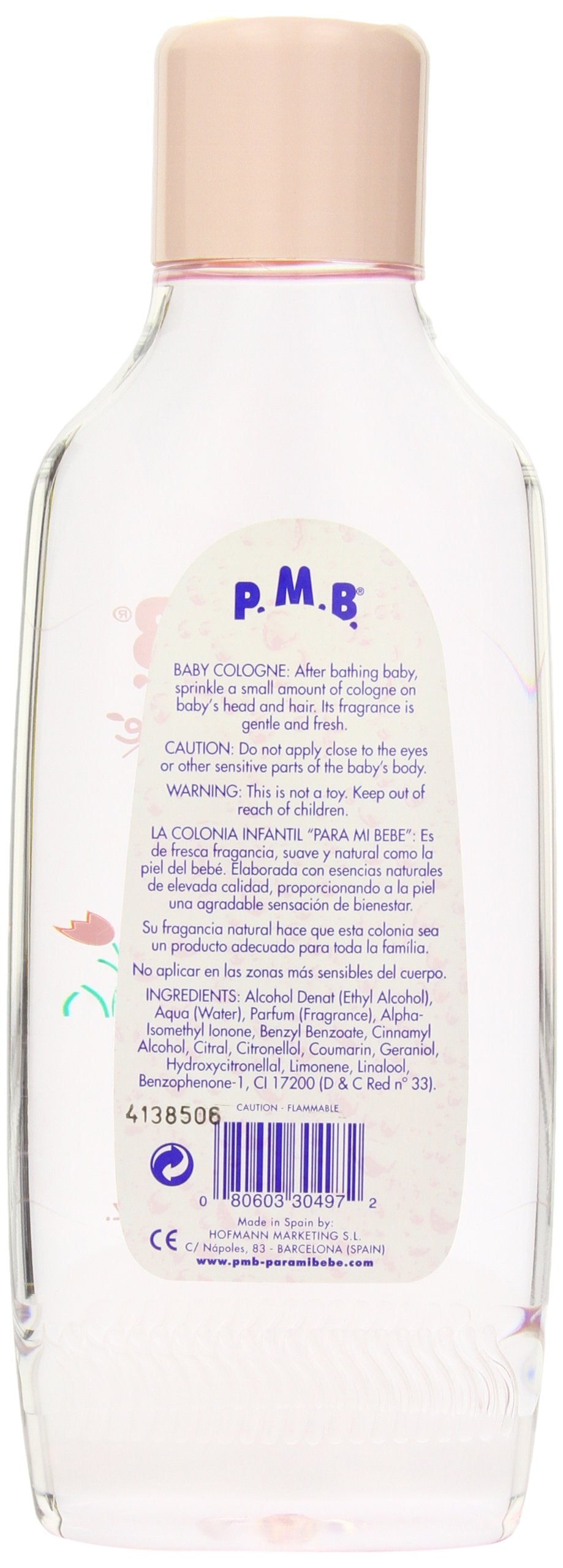 Para Mi Bebe Splash Cologne Girls, 25 oz