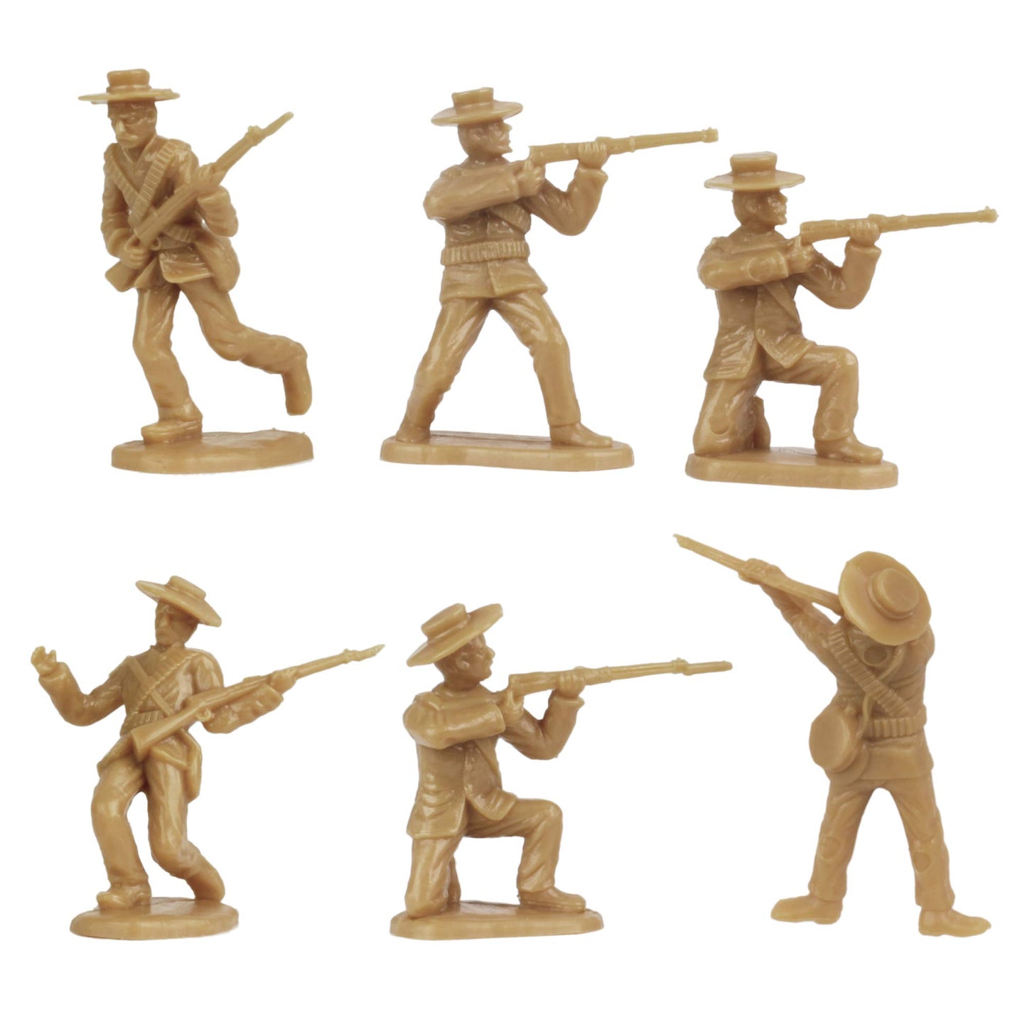 BMC Border Wars US Army vs. Mexican Villistas - 34pc Soldier Figures