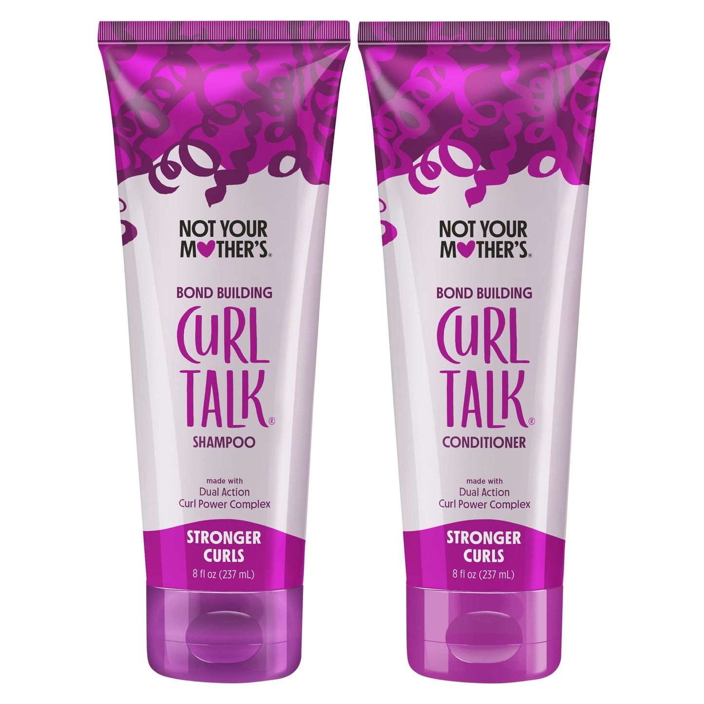 Not Your Mother's Curl Talk Bond Building Shampoo and Conditioner (2-Pack) - 8 fl oz - Strengthening Shampoo and Conditioner Set for Curly Hair Beauty and Personal Care Not Your Mother's