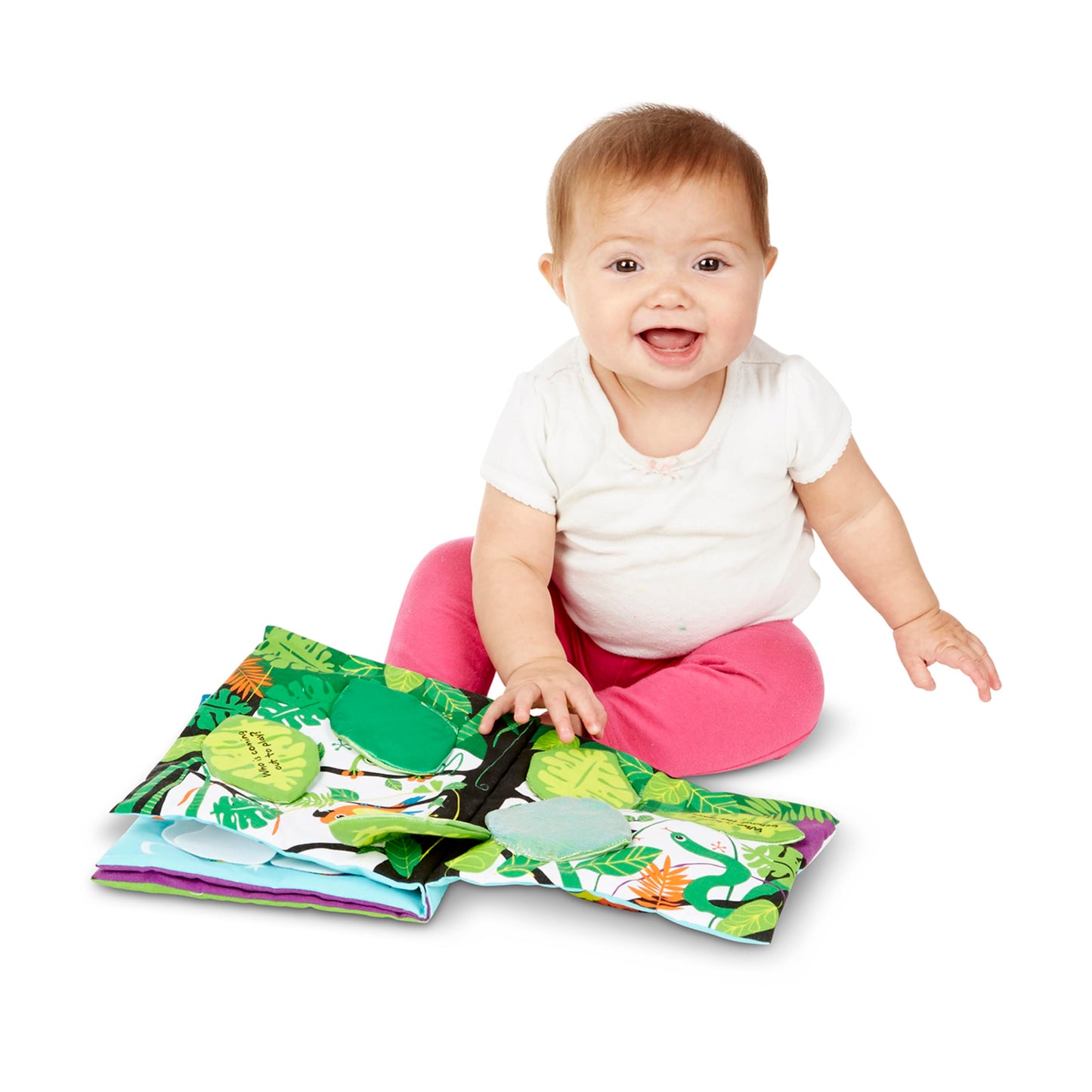 Melissa & Doug Soft Activity Baby Book - The Wonderful World of Peekaboo! Lift The Flap Busy Book for Toddlers, Sensory Toys for Babies and Toddlers