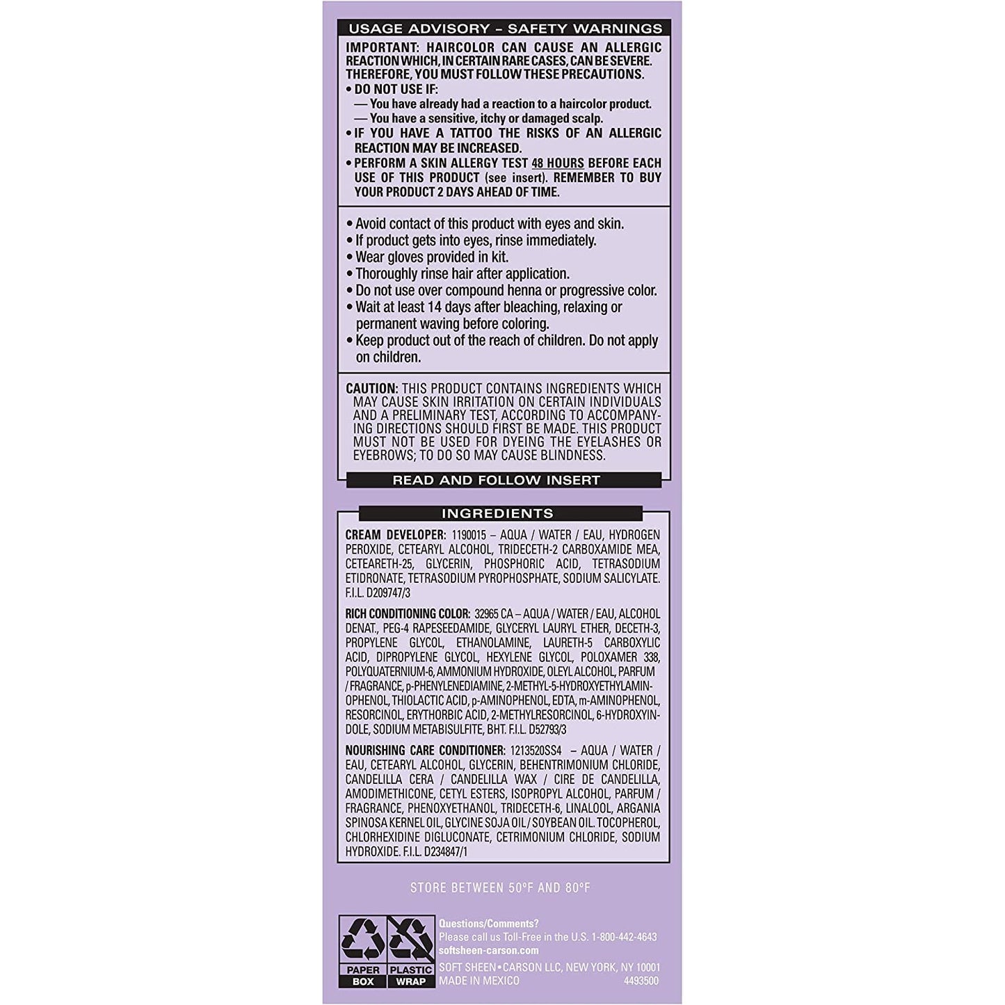 Dark & Lovely Color #391 Brown Cinnamon (Pack of 6)