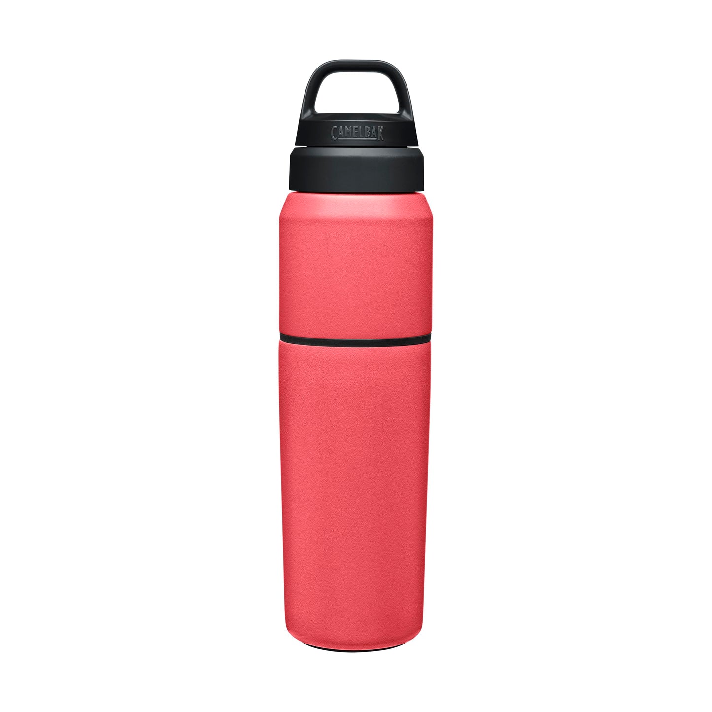 CamelBak MultiBev Water Bottle & Travel Cup - Vacuum Insulated Stainless Steel - Wild Strawberry - 22oz bottle & 16oz cup
