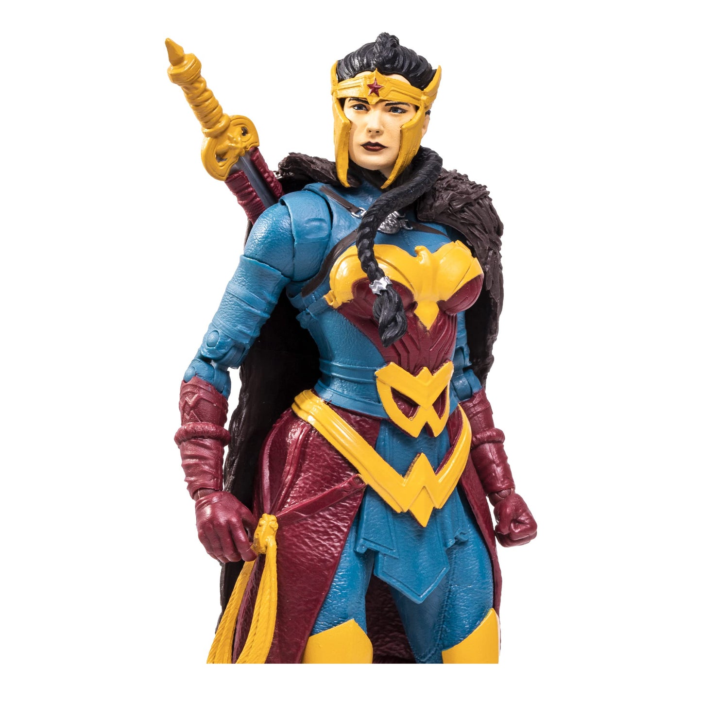 McFarlane Toys DC Multiverse Wonder Woman Endless Winter 7" Action Figure with Build-A Frost King Piece and Accessories