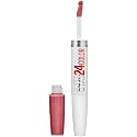 Maybelline SuperStay 24 2-Step Liquid Lipstick Makeup, Forever Chestnut, 1 kit