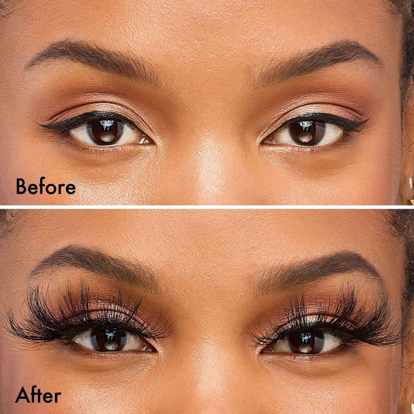 i-ENVY False Lashes Luxury Mink Collection Eyelashes 100% Real Mink Glamorous Eye Look Lashes Maximum Fluffiness 3D Multi-Curl Angle