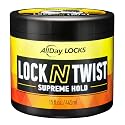 AllDay Locks Lock N Twist Supreme Hold - Extreme Styling Control for Locs, Microlocs, Twists, and Retwists, Provides Edge Control, Strong Hair Gel