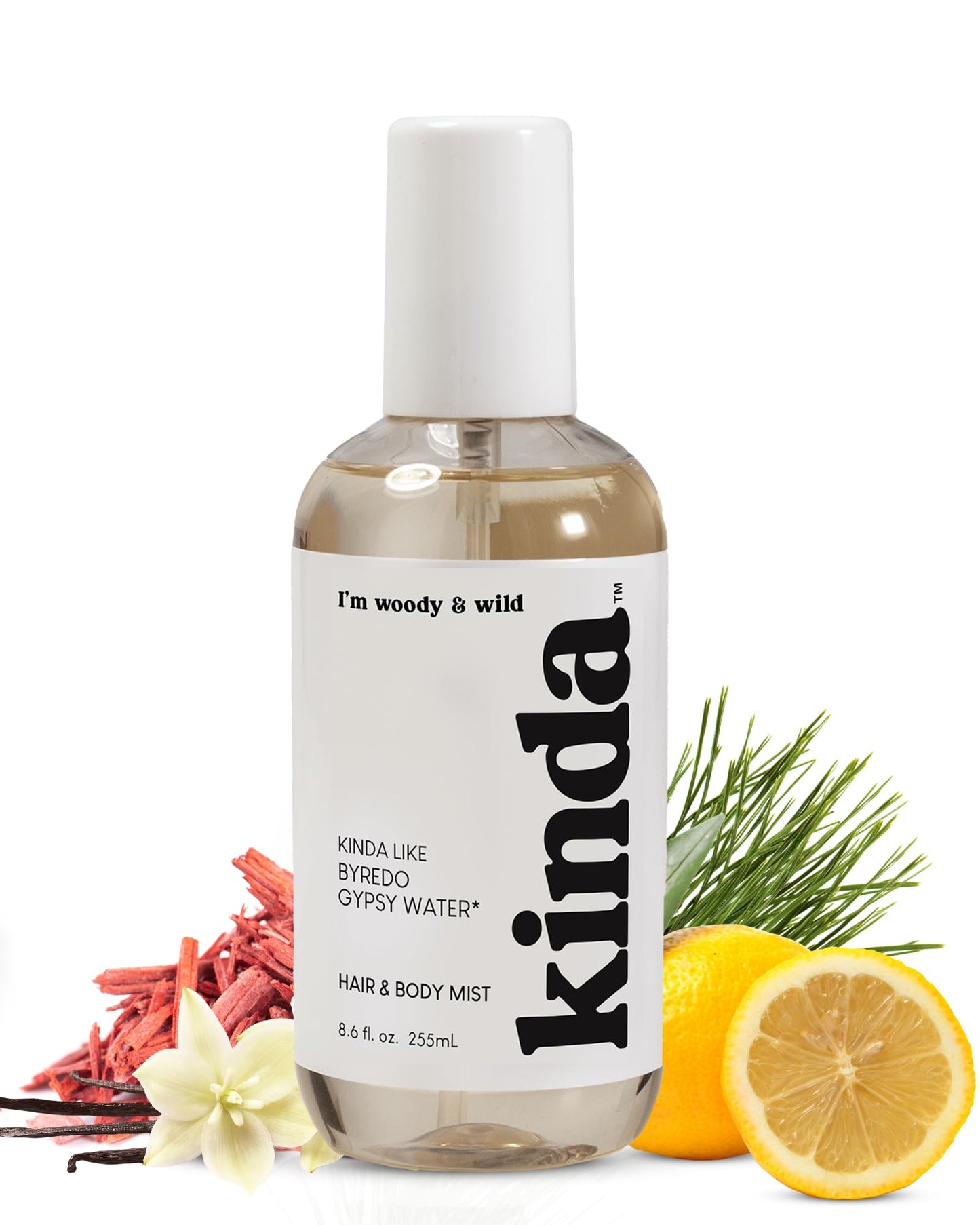 PB ParfumsBelcam KINDA I’m Woody & Wild Hair & Body Mist - Our Version of Byredo Gypsy Water - Mystical Forest Scent with Pine, Lemon, Sandalwood
