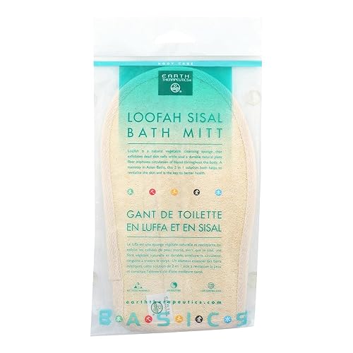 Earth Therapeutics Loofah Sisal Bath Mitt Ct