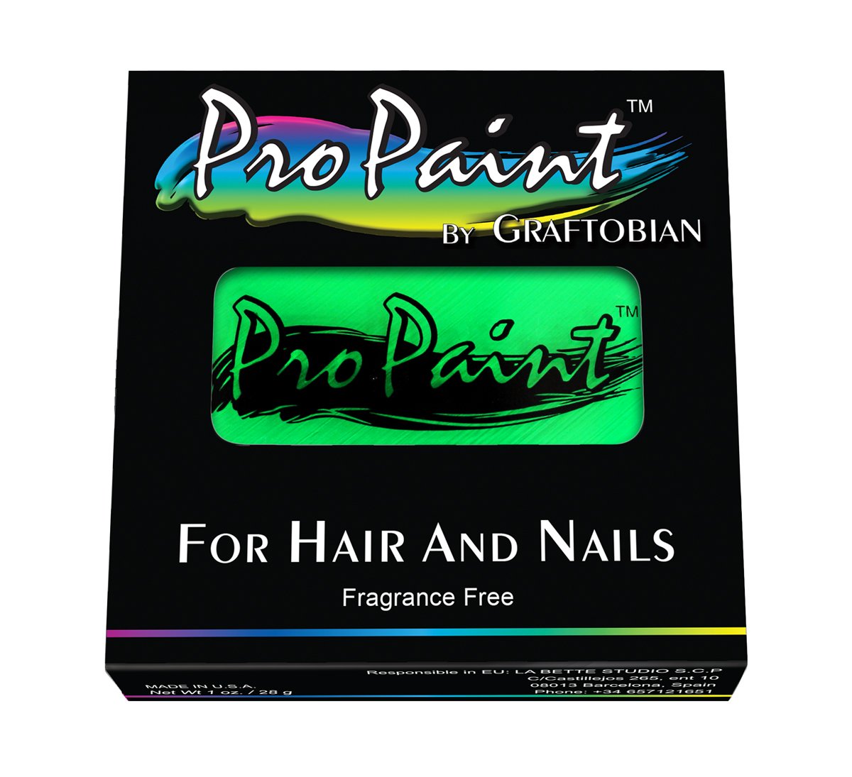 Graftobian Propaint - Neon Radioactive Green (30 ml)