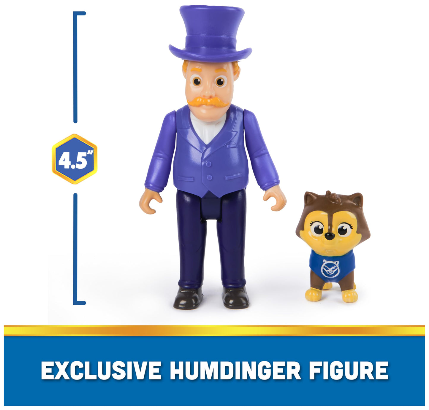 Paw Patrol Chase & Humdinger Figures Set, Kids Toys for Boys and Girls Ages 3 and Up
