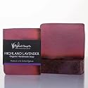 The Highland Soap Company, Handmade Scottish Organic Vegetable Oil Glycerin Soap Bar, Highland Lavender, 5.3oz (Pack of 1)