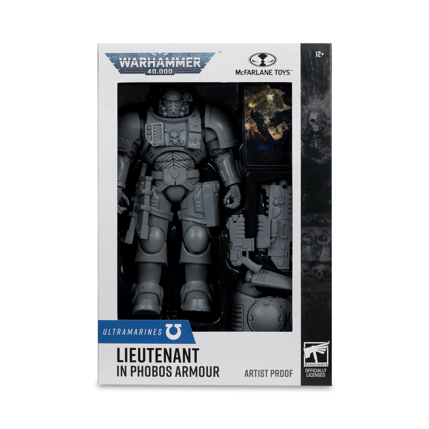 McFarlane Toys- Warhammer 40,000 Lieutenant in Phobos Armour (Ultramarines) Artist Proof 7in Figure