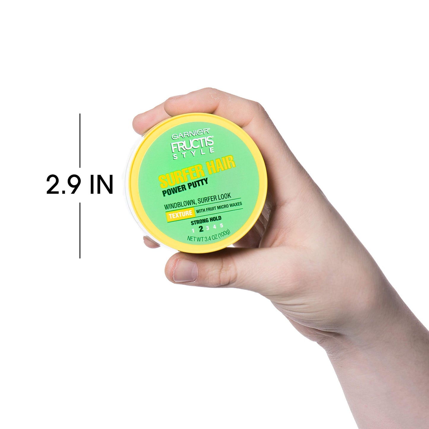 Garnier Fructis Style Surfer Hair Power Putty, 3.4 Oz, 1 Count (Packaging May Vary)