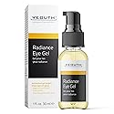 YEOUTH Under Eye Gel with Hyaluronic Acid, Skin Care Targets The Appearance of Puffiness, Dark Circles & Under Eye Bags, Revitalizing Hydrating