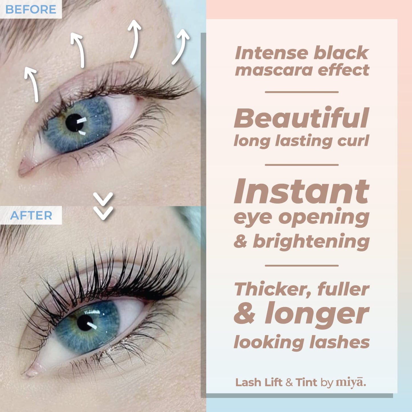 Keratin Lash Lift Kit | Eyelash Perm Kit | Semi-Permanent LVL Curling & Lifting Eyelashes | Lasts Up to 6 Weeks | Includes All Tools | Home & Salon