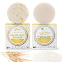 Solid Rice Protein Water Shampoo & Conditioner Hair Soap - Shampoo and Conditioner Bars For Hair With All Natural Plant Based Essential Oils And Zero