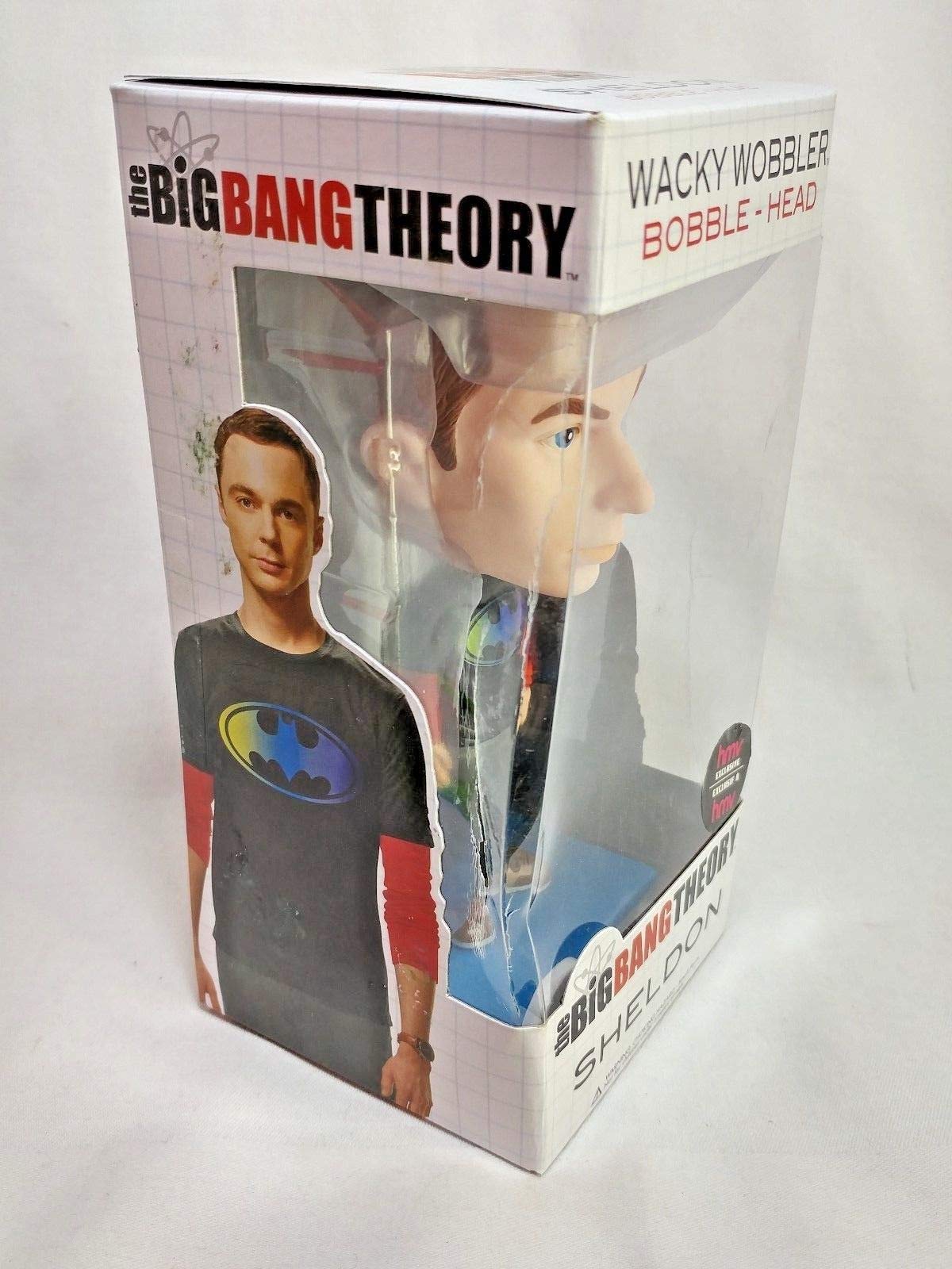 FUNKO Big Bang Theory SHELDON Bobblehead Wacky Wobbler LIMITED EDITION TIE-DYE Batman Shirt
